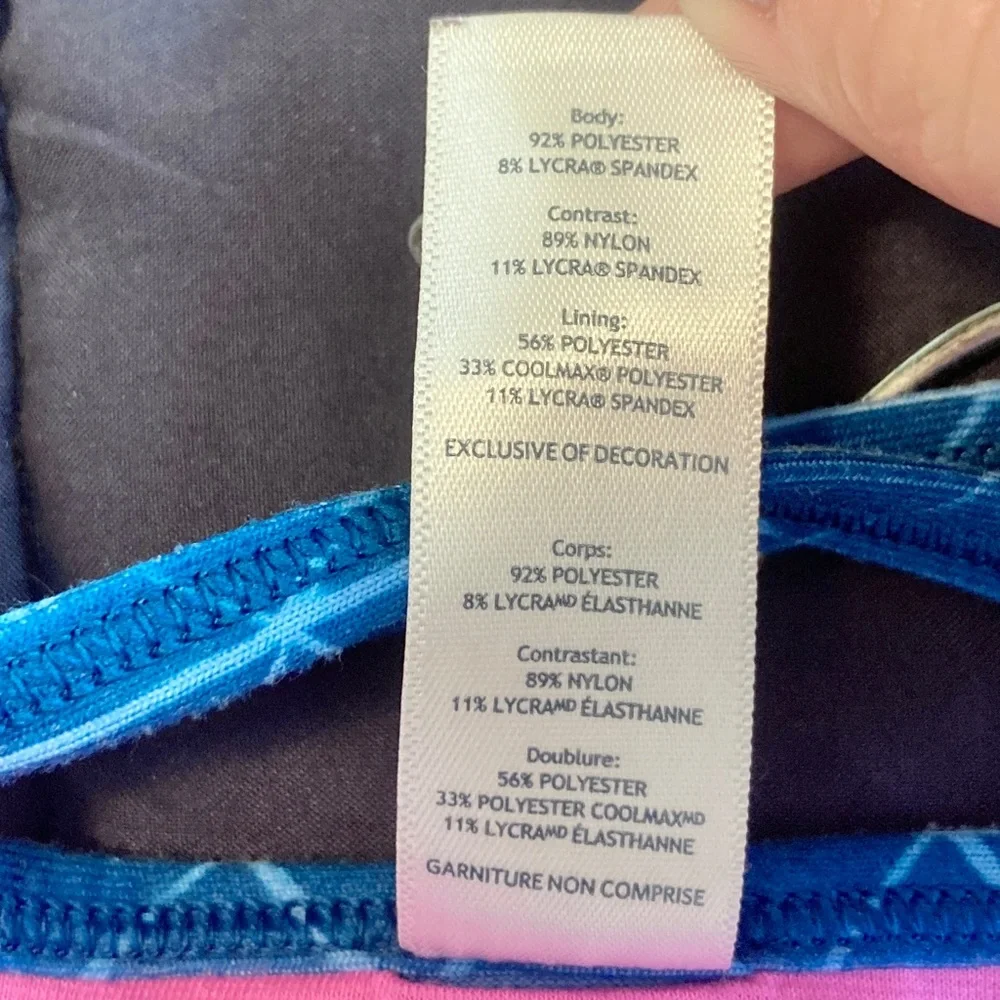 Girls Ivivva Break Beat Tank Top Size 14 Periwinkle Blue Strappy Lululemon Criss